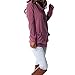 levaca Women Shirts Long Sleeve Shirts For Women Cowl Neck Sweatshirts Tunic Tops for Leggings Purple S V02