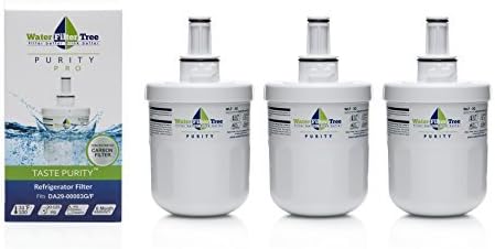 3 X WLF-3G Water Filter for DA29-00003G, DA29-00003F, DA29-00003B, DA29-00003A