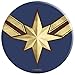 Marvel Captain Marvel Movie Gold Blue Logo PopSockets Standard PopGrip