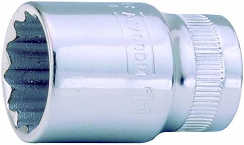 Bahco A6700DZ-9/32 1/4-Inch Bi-Hex Standard Length Socket, Silver, 9/32-Inch