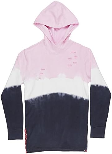 Black Keys Cognac Hennessy Mens Elongated Hoodie in Pink