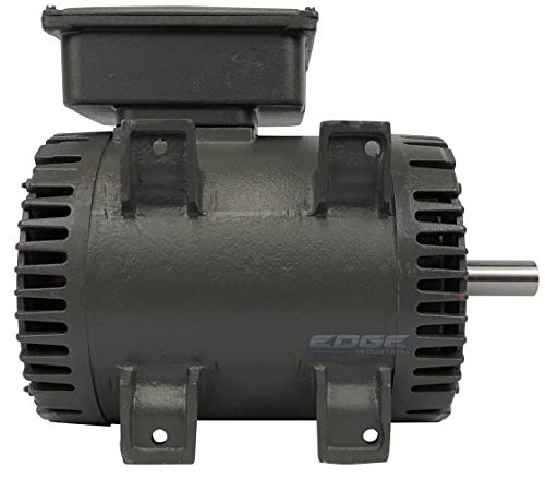 NEW WEG 7.5HP HEAVY DUTY AIR COMPRESSOR ELECTRIC MOTOR 3450 RPM, 1 PHASE, 184T FRAME, 230VOLT, CAST IRON FRAME - Thumbnail 6