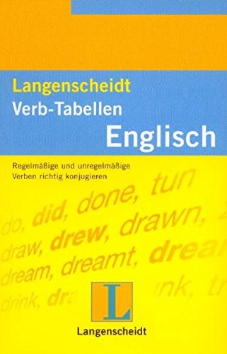 Langenscheidt Verb Tabellen Langenscheidts Verb Tabellen Englisch Amazon De Einberger Angela Bucher