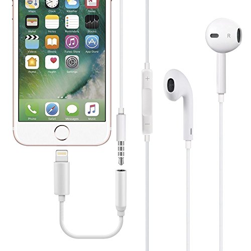 image for my-handy-design iPhone Headphone Adapter, Compatible with iPhone 7/7Pl