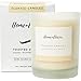 Home + Decor Premium Soy Scented Candles - Organic Non-Toxic Hand-Poured Toasted Vanilla Candle - Natural Long-Lasting Burn