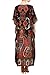 Kaftan Tunic Kimono Dress Ladies Summer Women Evening Maxi Party Plus Size 14-18 Black