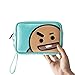 BT21 Official Merchandise by Line Friends - SHOOKY Enamel Cosmetic Bag Travel Pouch for Toiletry and Makeup