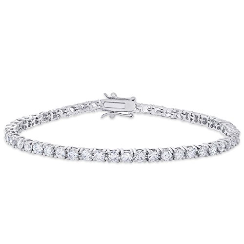 Dolce giavonna cubic zirconia classic tennis bracelet, …