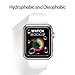 iXCC 38mm Apple Watch Screen Protector 0.3mm [2 Pack] Tempered Glass Screen Protector, Anti-Bubbles, Scratch Resistant [Only Covers The Flat Area]