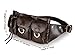 Tom Clovers Leather Waist Pack Belt Pouch Fanny Bag Hip Purse Brown