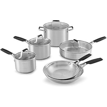 calphalon select stainless steel cookware piece amazon