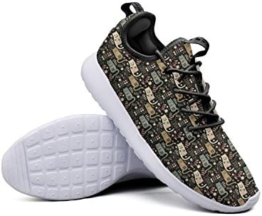 FUFGT Cat Scratching Post Woman Printing Fashion Running Shoes Jogger Mini