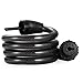 Amazer Bike Cable Lock, 4-Feet Bike Locks Cable Self Coiling Resettable Combination Cable Bike Locks with Mounting Bracket, 4 Feet x 1/2 Inch (2 Pack)