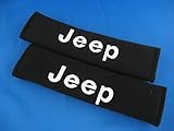 New Car Seat Belt Covers Shoulder Pads Pair for Select Brands (Jeep)