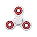 Opard Tri Fidget Spinner Hand Spinning Toy Ceramic Bearing for Child and Adult (White)