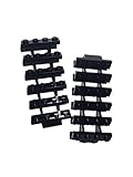 Lego Stairs, 7x4x6, Black, Set of 2