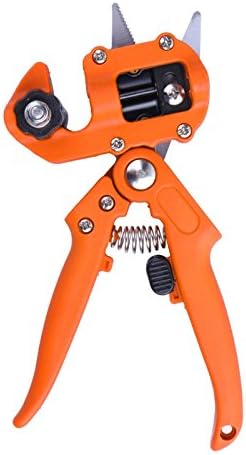 Garden Fruit Tree Pruning Shears Scissor Metal Snip Secateurs Machine Tree Grafting Cutting Tool Machine + 2 Blades Pruner