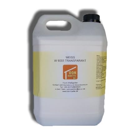 Beize Holzbeize weiss 5000ml (Grundpreis € 10,00/l)