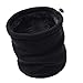 Unisex 3in1 Winter Thermal Thick Fleece Balaclava Neck Snood/Gaiter Tube Face Warm Mask Beanie Hat Scarf Hood Head Neck Warmer for Snowboard Cycling Motorcycle Bike Ski Outdoor Sports Bandana Headband