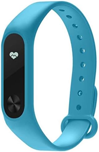 HP95(TM)180-250mm Replacement TPU Wrist Strap Wrist Band For Xiaomi Mi Band 2 Smart Bracelet (Sky Blue)