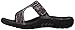 Skechers Women's Reggae Python Dress Sandal, Black Python, 8 M US