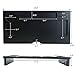 Trustiwood Bamboo Monitor Monitor Stand Riser with Storage Organizer Laptop Computer Office Cellphone TV Printer Stand Desktop Container Blackthumb 3