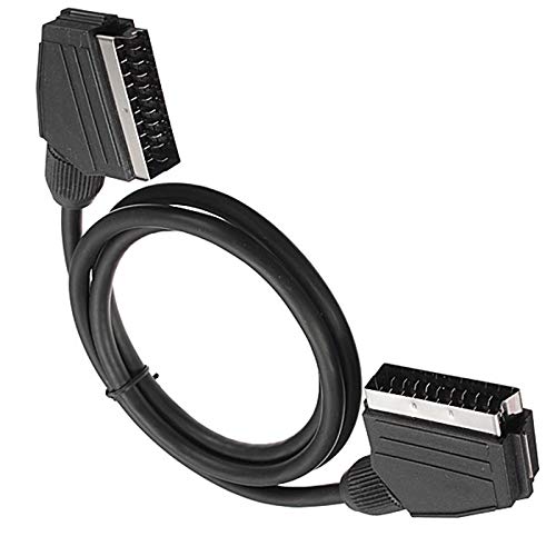 1.5m Meters 21 Pin Scart Cable Lead Wire Male to Male for Video DVD TV VCR Sky