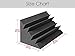 Arrowzoom New 8 Pack of 4.7 in X 4.7 in X 9.4 in Black Soundproofing Insulation Bass Trap Acoustic Wall Foam Padding Studio Foam Tiles AZ1133 (BLACK)