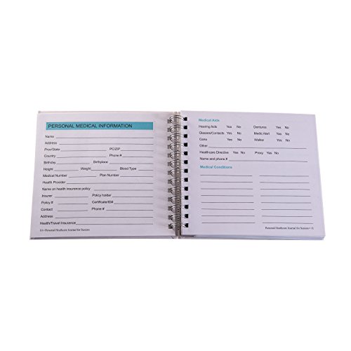 MyCare Necessities Personal Healthcare Journal Medical History Journal, 2 Pound