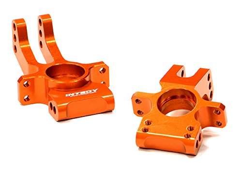 Integy RC Model Hop-ups C24852ORANGE Billet Machined Rear Hub Carriers for HPI 1/8 Apache SC & C1 Flux