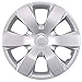 BDK KT-1000- King1 Silver Hub Caps (Wheel Covers) for Toyota Camry 16” – Four (4) Pieces Corrosion-Free & Sturdy – Full Heat & Impact Resistant Grade – OEM Replacement