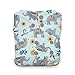 Thirsties Animalia Cloth Diaper Collection Package, Snap Natural One Size All in One Cloth Diaper, Animalia