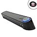 GOgroove USB Soundbar Computer Speaker with Angled Audio Design and Built-in 3.5mm Headphone + Microphone Jack - Works with Alienware , Acer , ASUS , CyberPower , Dell , HP , and More Computers