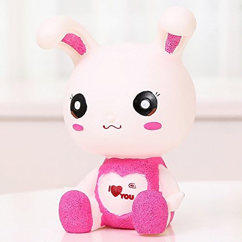 SAVING NOW Pink Rabbit Coin Bank Piggy Bank Toy Bank for a Gift