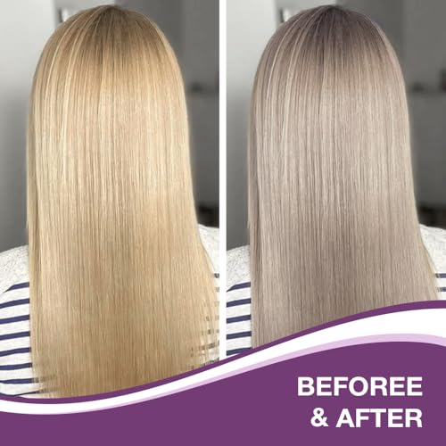 Karseell Purple Hair Mask Deep Conditioner Treatment - Toner for Blonde Platinum Silver Gray or Ash Colored Dry and Damaged Brassy Hair