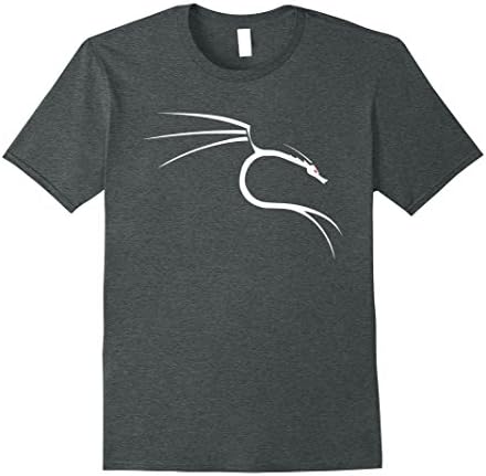 Mens Kali Linux Dragon T-Shirt Large Dark Heather