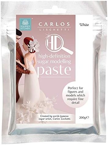 Squires Kitchen Carlos Lischetti White HD Sugar Modelling Paste 200g