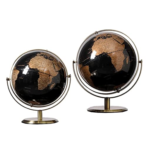 JDXQBLD Practical Globe Educational Globe Metal Stand Base Geographic Globe Creativity Durable World Globe for Classroom Learning Gifts Beautifully Decor，A L