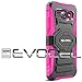 Galaxy J1 (2015) Case, Evocel [New Generation Series] Belt Clip Holster, Kickstand, & Dual Layer for Samsung Galaxy J1 (Model No J100) / J1 (2015 Release), Pink (EVO-SAMJ1-XX05)