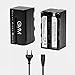 GVM LED Video Light Battery Power Supply and Charger for LED520 2 Pack