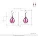 TIDOO Gorgeous Pink Cats-eye Stone Fish Hook Earrings Drop Earring for Ladies