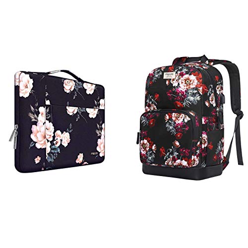 MOSISO - MALETÍN PARA PORTÁTIL Y MOCHILA DE 15.6 A 16' COMPATIBLE CON  MACBOOK AIR DE 13