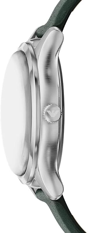 Relógio masculino de 41MM em aço inoxidável em tom prateado, AR11749