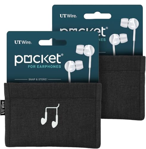 UT Wire Pocket Snap & Store Earphone Case