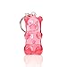 Gummygoods Bite-Sized Gummy Bear Keychain Kids Nightlight, LED Light, Battery Included, (Pink)