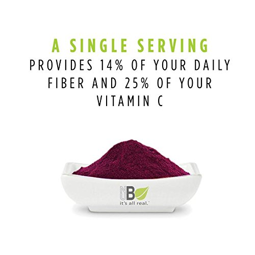 Nubeleaf Blueberry Powder - Non-GMO, Gluten-Free, Raw, Organic, Vegan Source of Essential Vitamins & Minerals - Single-Ingredient Nutrient Rich Superfood for Cooking, Baking, Smoothies (6oz) - Thumbnail 2