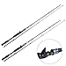 Sougayilang Baitcasting Rod Reel Combos MH Graphite Casting Rod with 11BB Baitcast Fishing Reel Kit