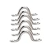Amarine Made Stainless Steel Bimini Boat Top PAD Eye, Eye Straps, Tie Down, Kayak Deck Loops, Tie Down Anchor Point, footman's Loop for Kayak Canoe Rigging (6-Pack)