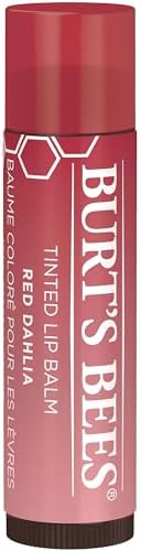 Burt's Bees Red Dahlia Tinted Lip Balm Natural 8 Hour Moisture Shea Butter view 17