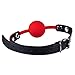 YZDING 1PC Exercise Collars With Red Silicone Ball